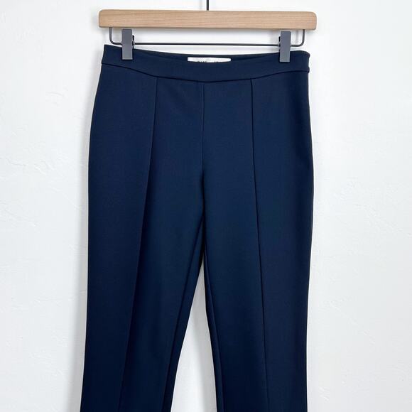 Diane Von Furstenberg Seamed Navy Skinny Pants - Picture 1 of 8